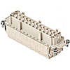 FEMALE INSERT - 24P+Ground 16A MAX - 600V CAGE CLAMP (ILME YCSF24) FEMALE INSERT - 24P+Ground 16A MAX - 600V CAGE CLAMP (ILME YCSF24)