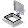 PANEL MOUNTING BASE - 32P+Ground 16A MAX - 600V FOUR PEGS AND COVER (ILME CHI32CS) PANEL MOUNTING BASE - 32P+Ground 16A MAX - 600V FOUR PEGS AND COVER (ILME CHI32CS)
