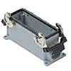 SURFACE MOUNTING BASE - 24P+Ground 16A MAX - 600V DOUBLE LEVERS DOUBLE PORT CABLE GLAND NPT 3/4"x2 SURFACE MOUNTING BASE - 24P+Ground 16A MAX - 600V DOUBLE LEVERS DOUBLE PORT CABLE GLAND NPT 3/4"x2
