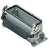 SURFACE MOUNTING BASE - 24P+Ground  16A MAX - 600V  SINGLE LEVER  SINGLE PORT  CABLE GLAND PG 21 (ILME CHP24L)