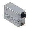 HOOD - 16P+Ground  16A MAX - 600V  TWO PEGS  SIDE ENTRY  CABLE GLAND NPT 3/4" (ILME CHOT16.5L)