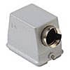 HOOD - 48P+Ground 16A MAX - 600V TWO PEGS SIDE ENTRY CABLE GLAND NPT 1" HOOD - 48P+Ground 16A MAX - 600V TWO PEGS SIDE ENTRY CABLE GLAND NPT 1"