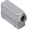 HOOD - 24P+Ground  16A MAX - 600V  FOUR PEGS  SIDE ENTRY  HIGH CONSTRUCTION  CABLE GLAND NPT 3/4" (ILME CAOT24.5)