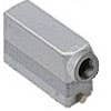 HOOD - 24P+Ground  16A MAX - 600V  TWO PEGS  SIDE ENTRY  HIGH CONSTRUCTION  CABLE GLAND PG 21 (ILME CAO24L21)