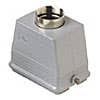 HOOD - 48P+Ground  16A MAX - 600V  TWO PEGS  TOP ENTRY  CABLE GLAND NPT 1.25" (ILME CHVT48.7L)