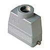 HOOD - 16P+Ground  16A MAX - 600V  TWO PEGS  TOP ENTRY  HIGH CONSTRUCTION  CABLE GLAND NPT 1.25"