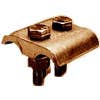 BRONZE GROUND CLAMP CONNECTOR 300-500MCM