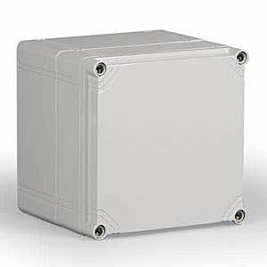 ENCLOSURE, GRAY COVER, UL, 7.87L (200MM) X 7.87W (200MM) X 7.36H (187MM)