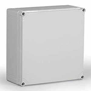 ENCLOSURE, GRAY COVER, UL, 11.81L (300MM) X 11.81W (300MM) X 5.20H (132MM)