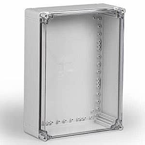 ENCLOSURE, TRANSPARENT COVER, UL, 15.75L (400MM) X 11.81W (300MM) X 5.20H (132MM)