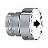 PUSH BUTTON SPRING RETURN, BLACK ARROW ON WHITE PUSH BUTTON SPRING RETURN, BLACK ARROW ON WHITE