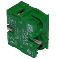 NORMALLY OPEN CONTACT BLOCK, GREEN NORMALLY OPEN CONTACT BLOCK, GREEN