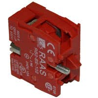 NORMALLY CLOSED CONTACT BLOCK, RED