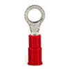 RING TERMINAL PVC RED 22-18 #6 SMALL RING 100PK