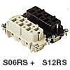 FEMALE INSERT - 12P+Ground 35A MAX - 600V SCREW TERMINAL (CPF06N) FEMALE INSERT - 12P+Ground 35A MAX - 600V SCREW TERMINAL (CPF06N)