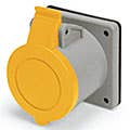 IP44/IEC309 PIN & SLEEVE RECEPTACLE 20A  125/250VAC  3 POLE 4 WIRE  SPLASHPROOF