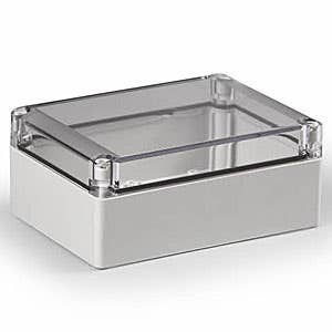 ENCLOSURE, TRANSPARENT COVER, UL, 6.89L (175MM) X 4.92W (125MM) X 2.95H (75MM) ENCLOSURE, TRANSPARENT COVER, UL, 6.89L (175MM) X 4.92W (125MM) X 2.95H (75MM)