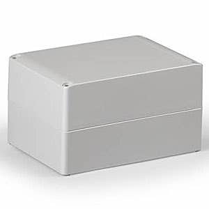 ENCLOSURE, GRAY COVER, UL, 6.89L (175MM) X 4.92W (125MM) X 3.94H (100MM)