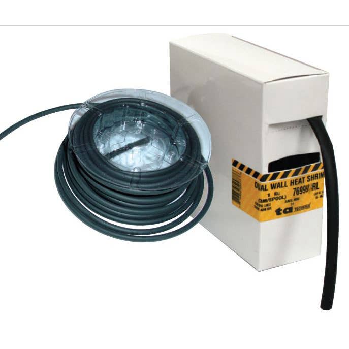 3/8" ID Adhesive Lined Heat Shrink Spool Black 769978RL 3/8" ID Adhesive Lined Heat Shrink Spool Black 769978RL