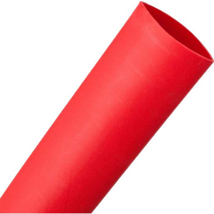 Heat Shrink Tubing 3/4" ID Red 6 x 6" Pieces ALPO-750-2-6"