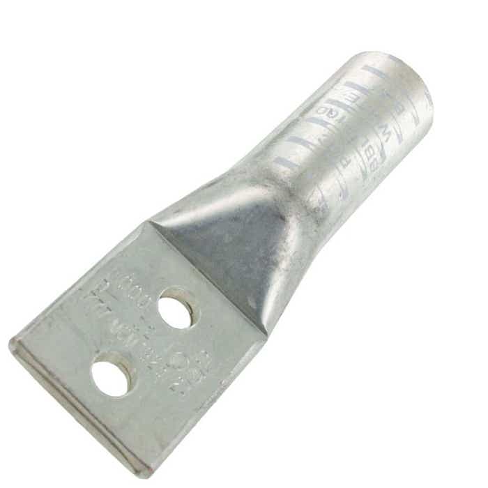 Long Barrel Copper Lug 1000MCM 1/2" 2 Hole White BBLU100D Long Barrel Copper Lug 1000MCM 1/2" 2 Hole White BBLU100D