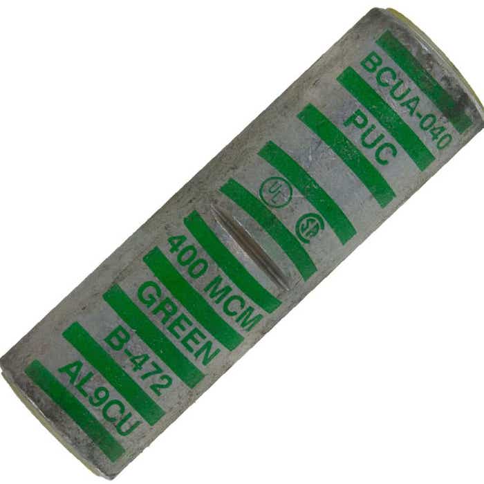 Aluminum Splice 400MCM .728" Green Aluminum Splice 400MCM .728" Green