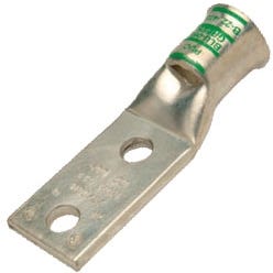 4/0 Awg Copper Compression Lug White Flared BLU030DFL