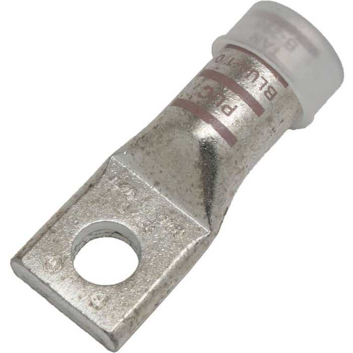 BLUA1/0S Aluminum Compression Lug 1/0 Awg 3/8"