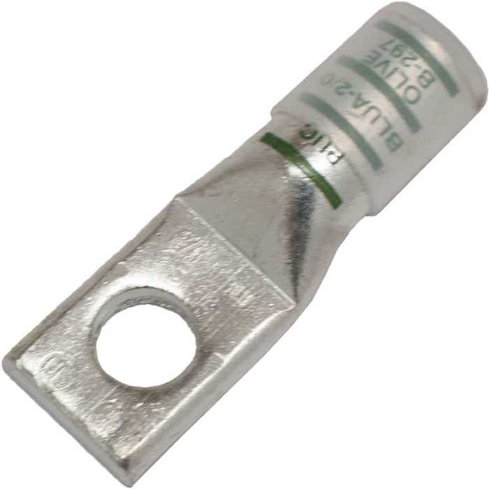BLUA2/0S Aluminum Compression Lug 2/0 Awg 1/2" BLUA2/0S Aluminum Compression Lug 2/0 Awg 1/2"