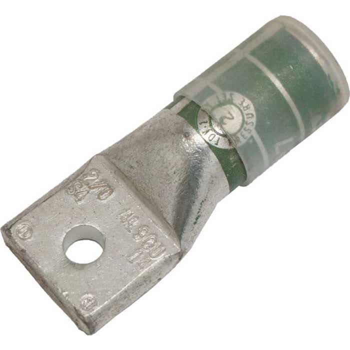 BLUA2/0S4 Aluminum Compression Lug 2/0 Awg 1/4" BLUA2/0S4 Aluminum Compression Lug 2/0 Awg 1/4"