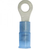 Nylon Ring Terminal Connector Blue 16-14 Awg 3/8" Stud
