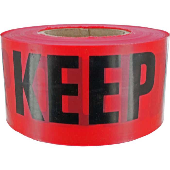 BT-338(1000) Red "Danger Keep Out" Barricade Tape