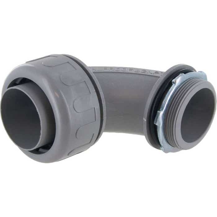 2" Liquid Tight 90 Degree Connector Gray 2" Liquid Tight 90 Degree Connector Gray