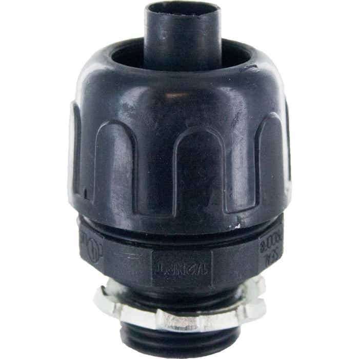 3/8" Liquid Tight Connector Black 3/8" Liquid Tight Connector Black