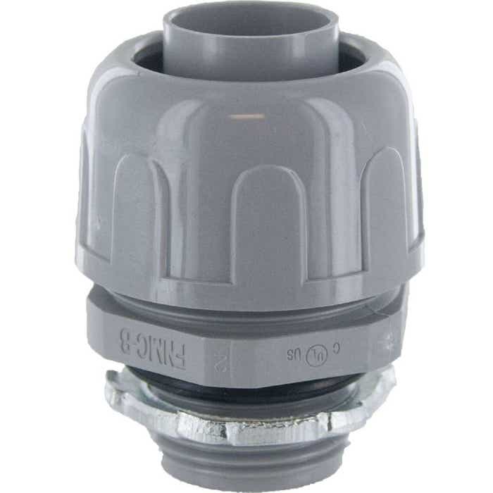 3/4" Liquid Tight Connector Gray 3/4" Liquid Tight Connector Gray