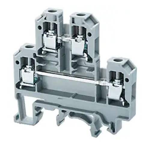 25A Double Level Terminal Block 22-12GA 6MM CDL4UN 25A Double Level Terminal Block 22-12GA 6MM CDL4UN