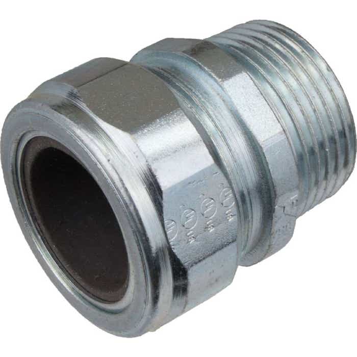 CG100C950 Steel Cord Grip 1" Hub Gray CG100C950 Steel Cord Grip 1" Hub Gray