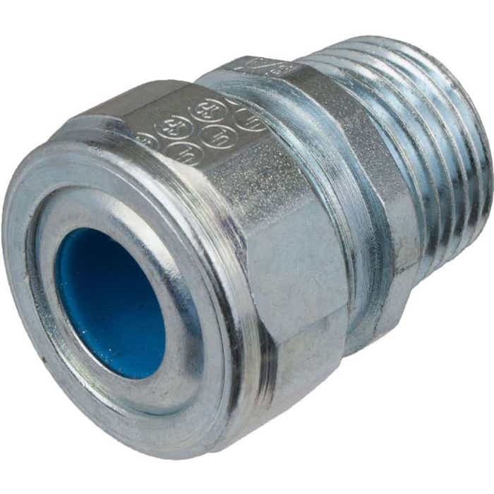 CG50A450 Steel Cord Grip 1/2" Hub Blue CG50A450 Steel Cord Grip 1/2" Hub Blue