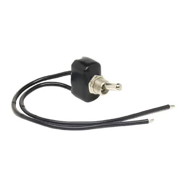 Cole Hersee 5582-10-BX SPST, ON-OFF, PVC Coated Toggle Switch 8" Leads