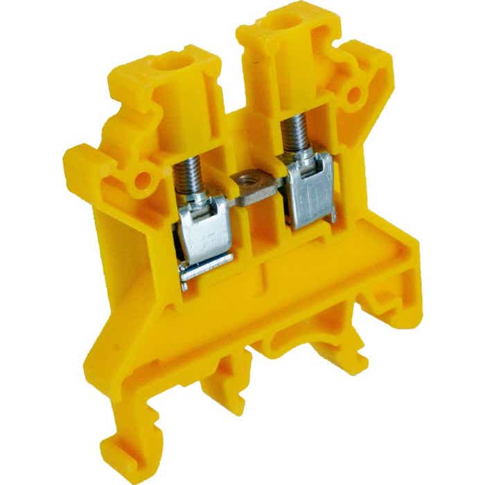 CTS4U-N/Y Yellow Terminal Block 6mm 