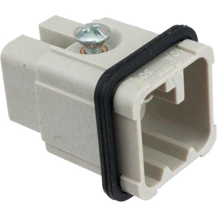 8 Pole Rectangular Connector Male Insert 10 Amp ILME CDM08