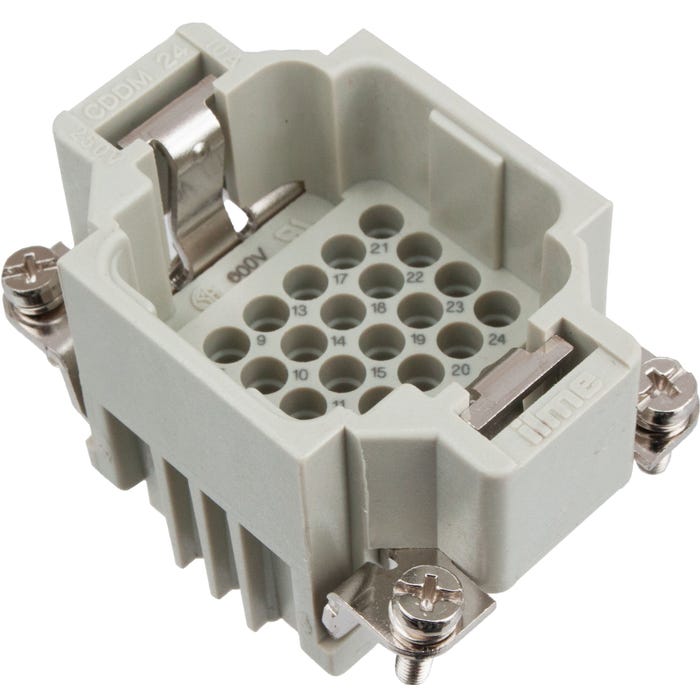 42 Pole Rectangular Connector Male Insert ILME CDDM42 42 Pole Rectangular Connector Male Insert ILME CDDM42