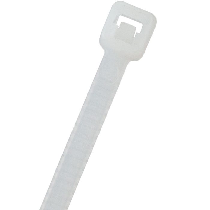 4" Light Duty Economy Cable Tie 18lbs Natural E4189C