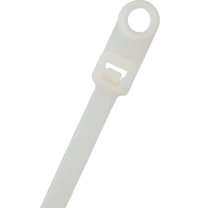 7.5" Standard Economy Mounting Head Cable Tie 50lbs Natural Bulk E750MH9M 7.5" Standard Economy Mounting Head Cable Tie 50lbs Natural Bulk E750MH9M