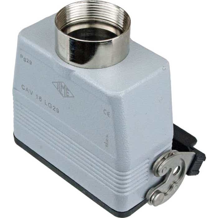 Rectangular Connector Hood Single Lever Top Entry ILME CAV16LG29 Rectangular Connector Hood Single Lever Top Entry ILME CAV16LG29