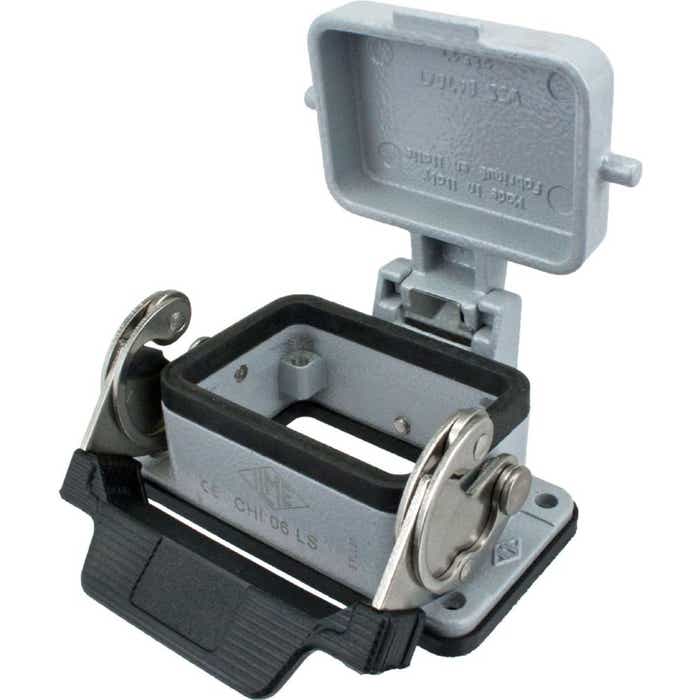6 Pole Single Lever Panel Mounting Base and Cover ILME CHI06LS 6 Pole Single Lever Panel Mounting Base and Cover ILME CHI06LS