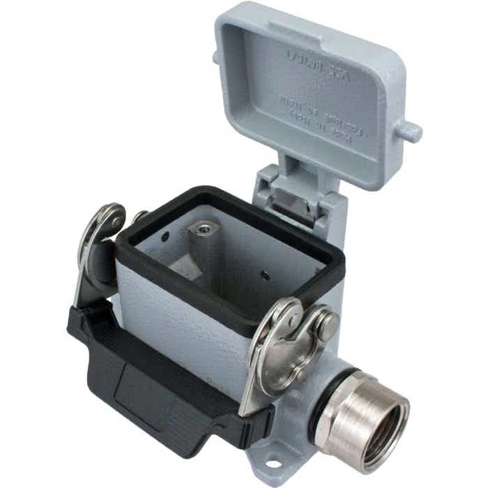 ES1L06SC10 Surface Mounting Base 6 Pole + Ground and Cover ES1L06SC10 Surface Mounting Base 6 Pole + Ground and Cover