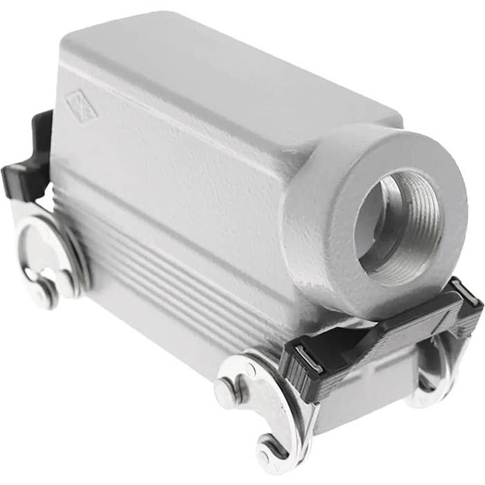 Rectangular Hood Double Lever Side Entry PG21 ILME CAO 24 X Rectangular Hood Double Lever Side Entry PG21 ILME CAO 24 X