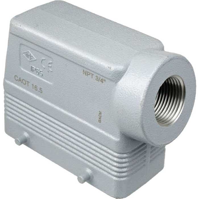 Rectangular Connector Hood Four Peg Side Entry ILME CAOT16.5 Rectangular Connector Hood Four Peg Side Entry ILME CAOT16.5