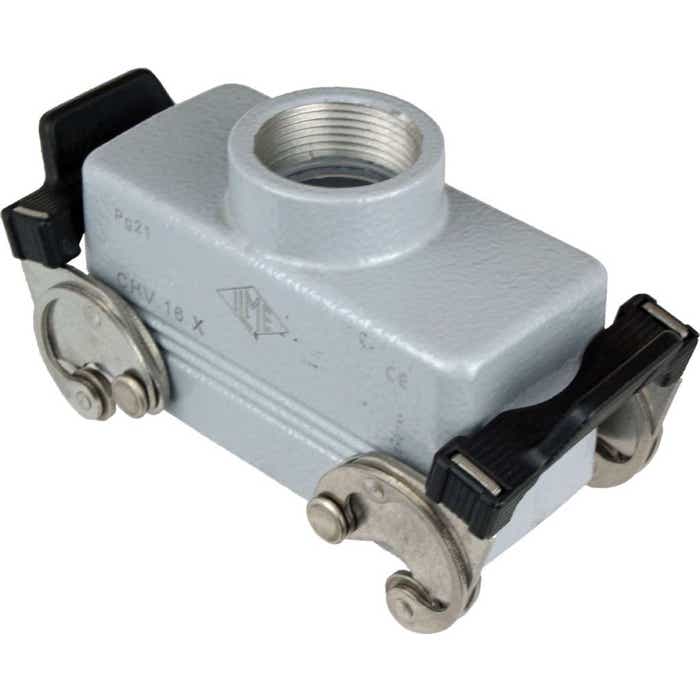 Rectangular Connector Hood Double Lever Top Entry ILME CHV16X Rectangular Connector Hood Double Lever Top Entry ILME CHV16X